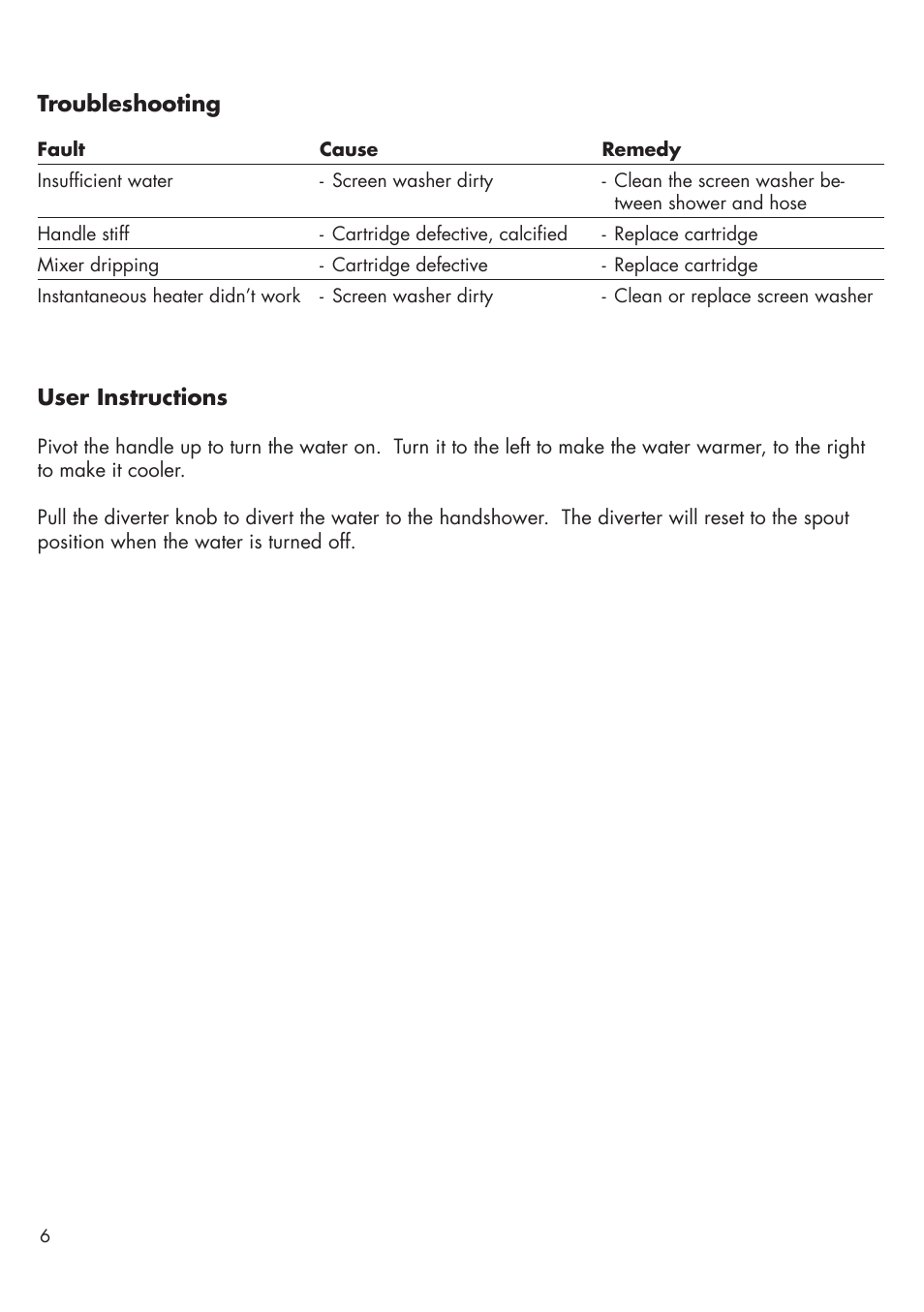Factory Direct Hardware Hansgrohe 39451 Axor Citterio User Manual | Page 6 / 8