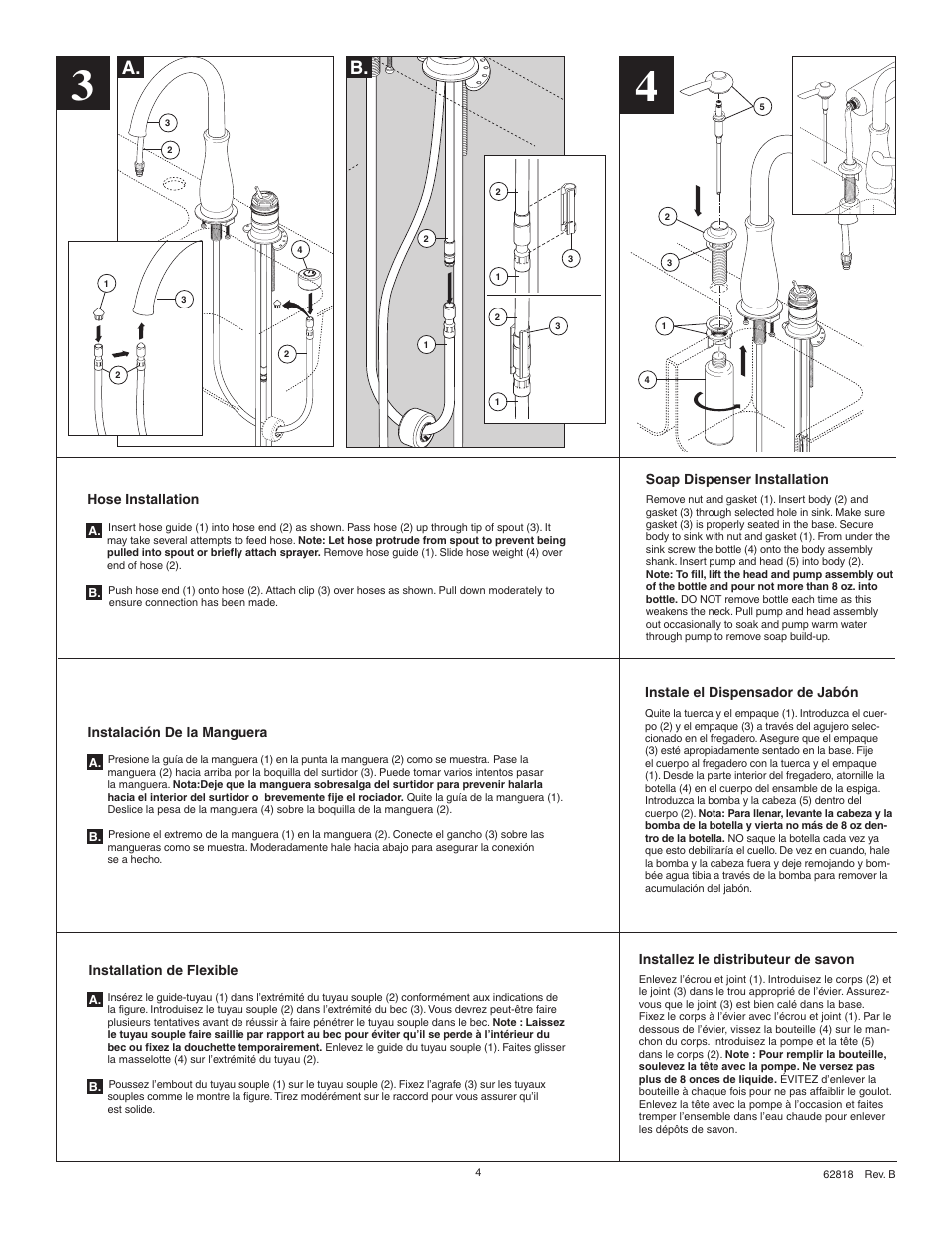 A. b | Factory Direct Hardware Delta 9955-DST Victorian User Manual | Page 4 / 12