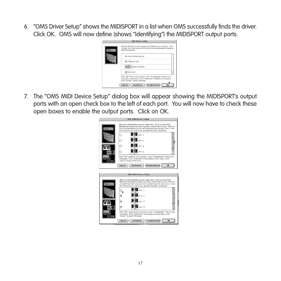 Mac os x | M-AUDIO MIDISPORT 2x4 User Manual | Page 18 / 26