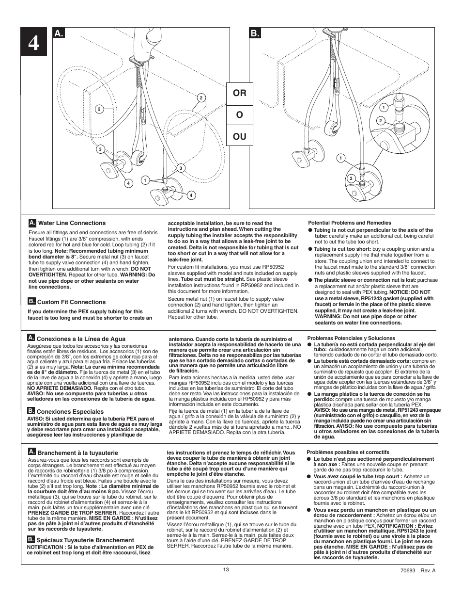 A. b. or o ou | Factory Direct Hardware Delta 16930-DST Jordan User Manual | Page 13 / 16