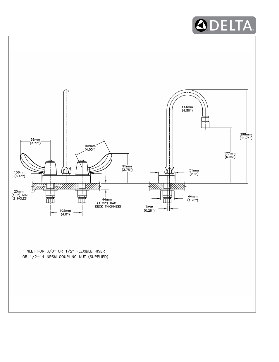 Factory Direct Hardware Delta 27C4842-HDS User Manual | Page 2 / 2
