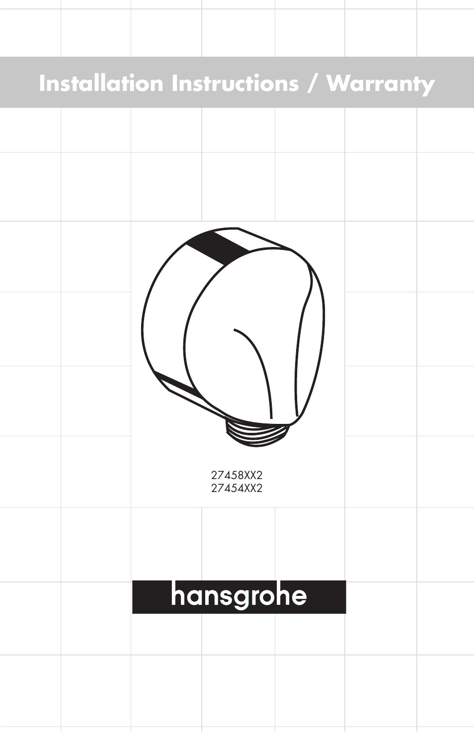 Factory Direct Hardware Hansgrohe 27458 ShowerPower User Manual | 4 pages