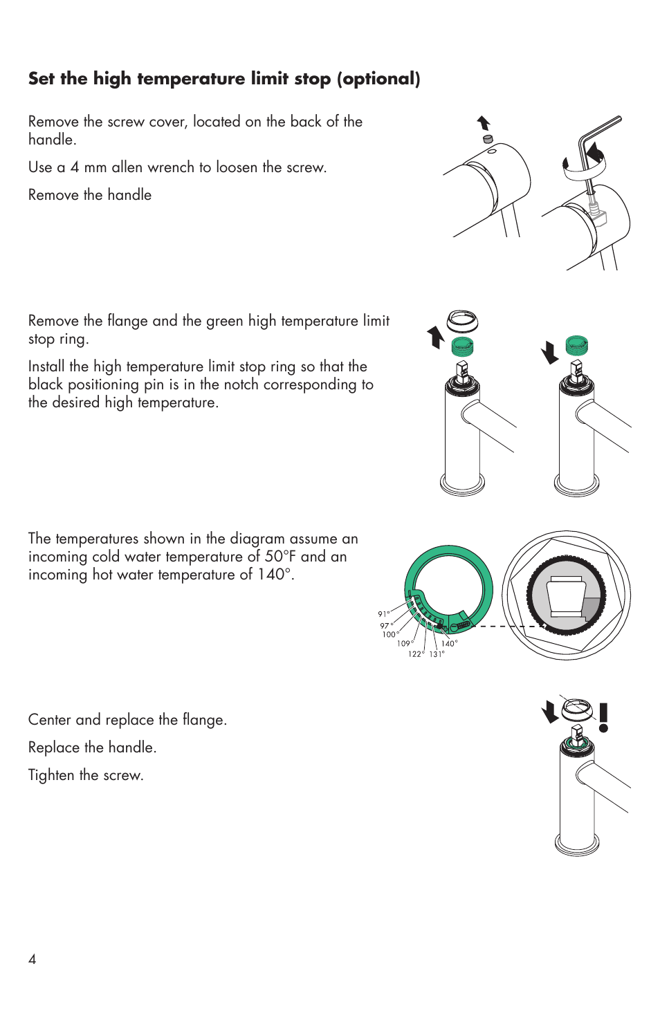 Factory Direct Hardware Hansgrohe 38020 User Manual | Page 4 / 8