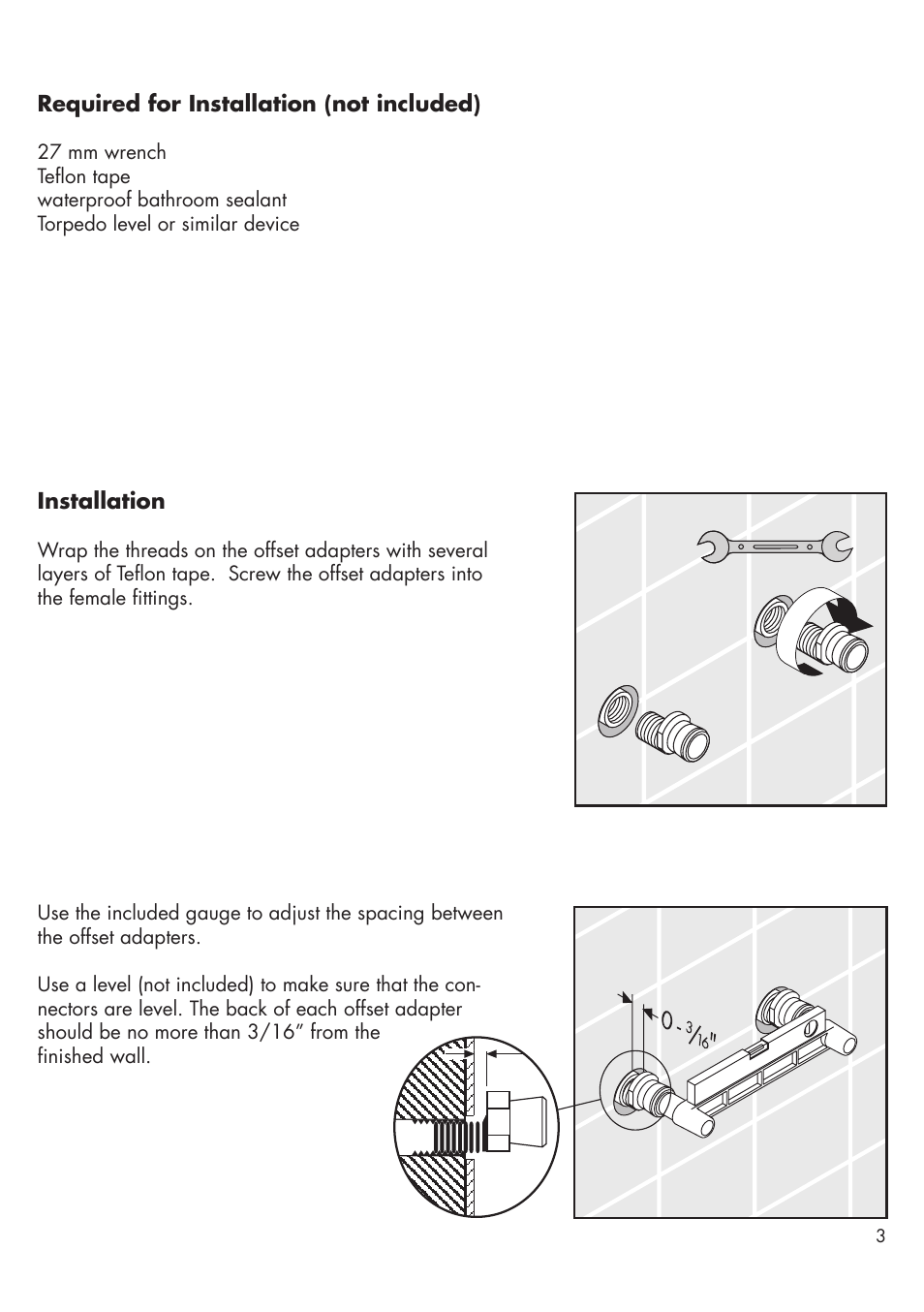 Factory Direct Hardware Hansgrohe 39400 Axor Citterio User Manual | Page 3 / 8