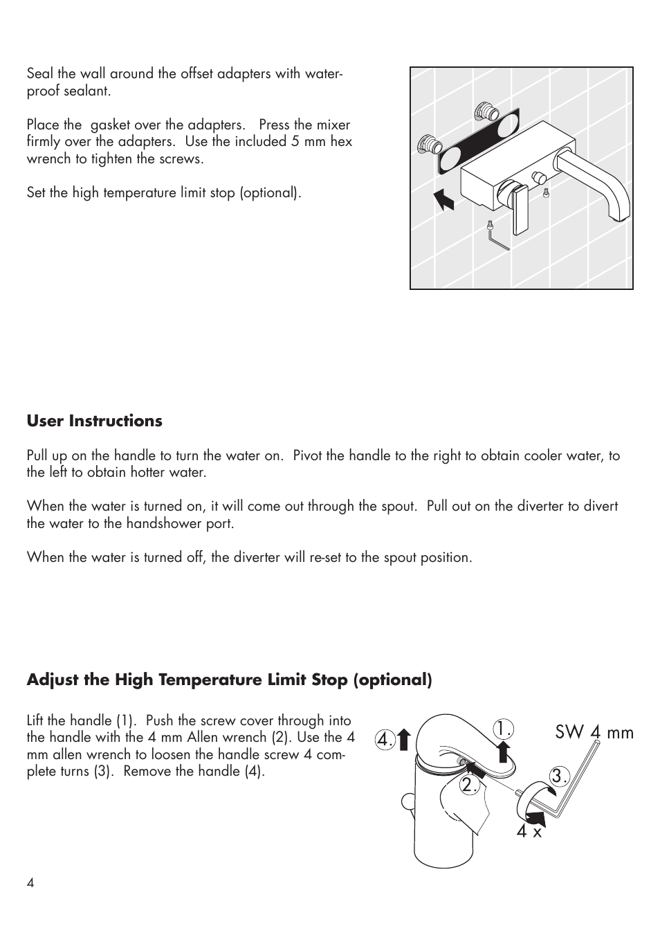 Factory Direct Hardware Hansgrohe 39400 Axor Citterio User Manual | Page 4 / 8