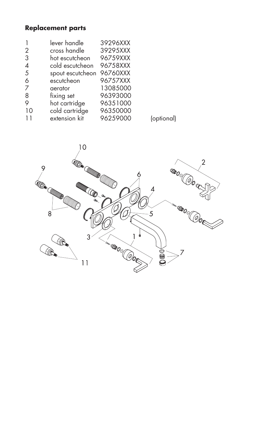 Factory Direct Hardware Hansgrohe 39144 User Manual | Page 6 / 8