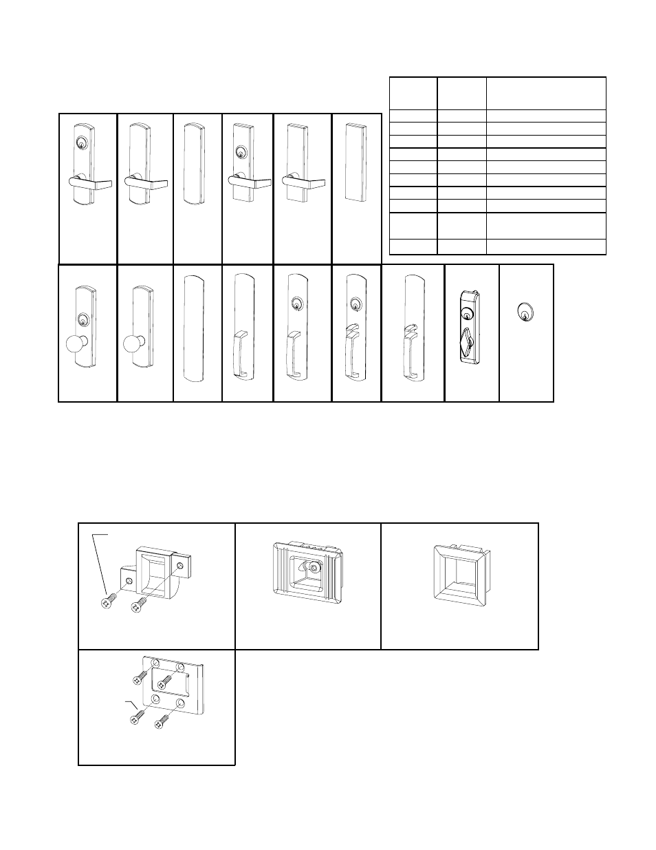 Strikes, 98/99 series finishes, Outside trim functions | Factory Direct Hardware Von Duprin 9948EO3 User Manual | Page 3 / 20