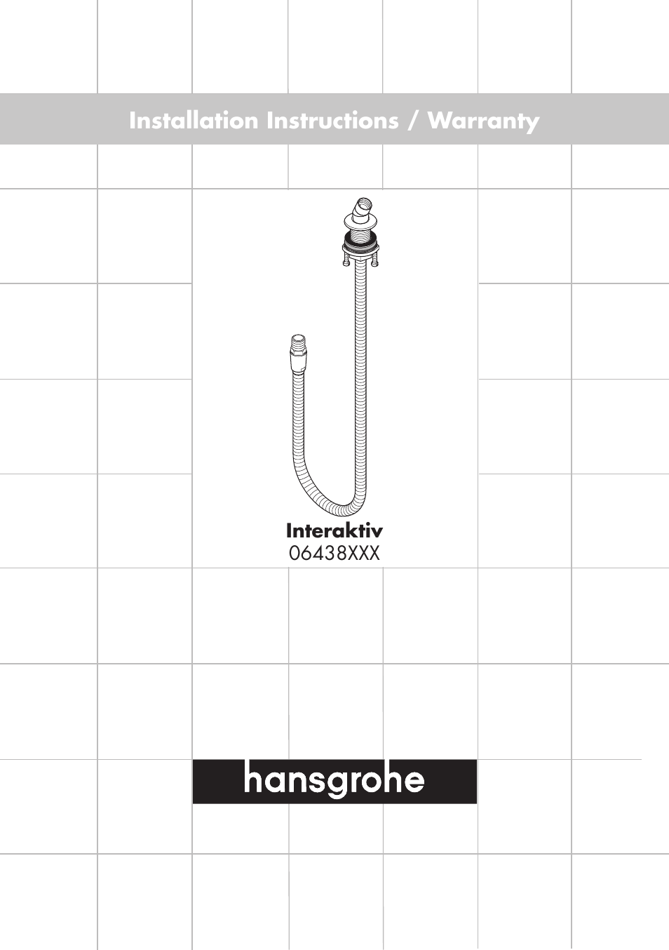 Factory Direct Hardware Hansgrohe 06438 User Manual | 8 pages