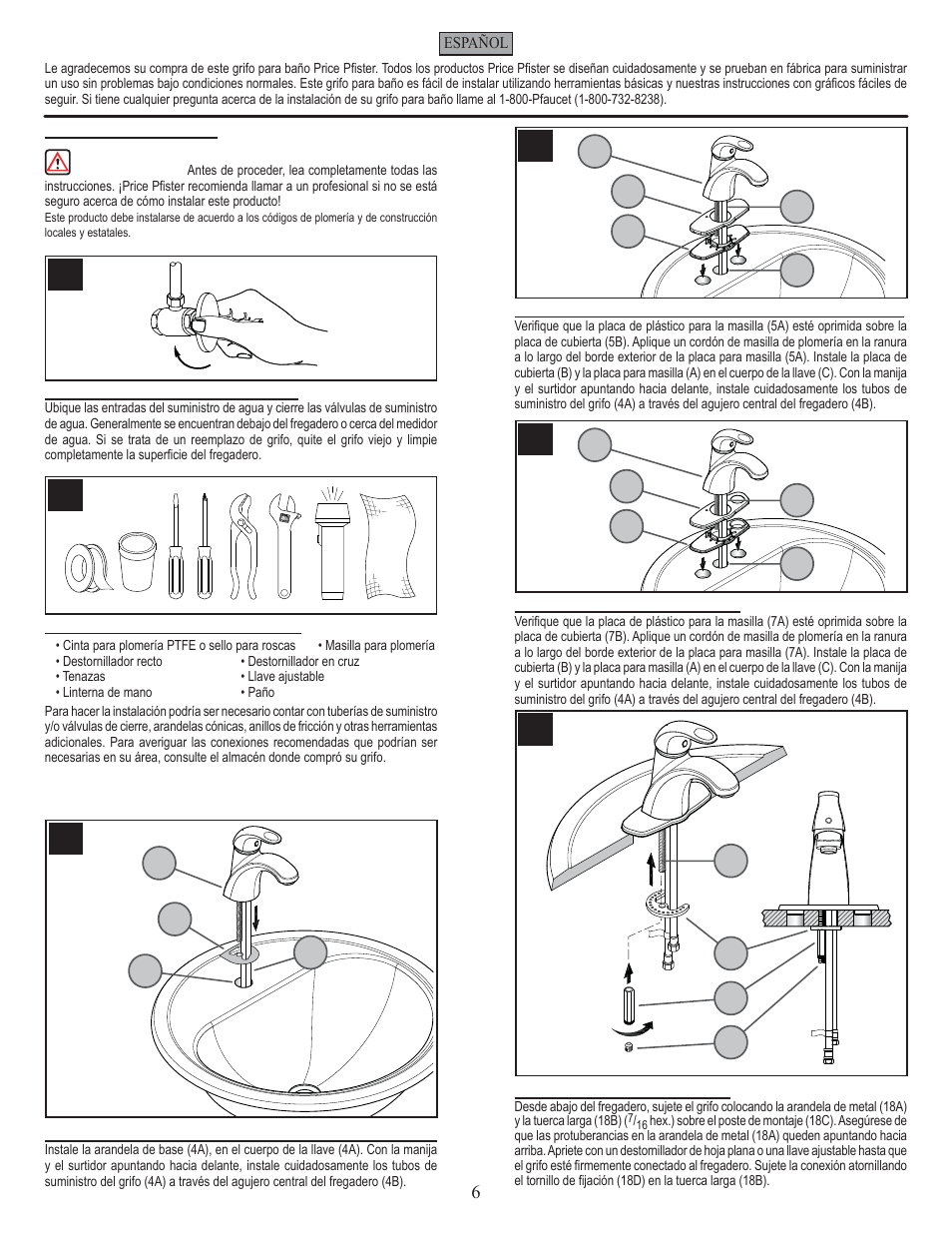 Pfister GT42-ANCC User Manual | Page 6 / 14