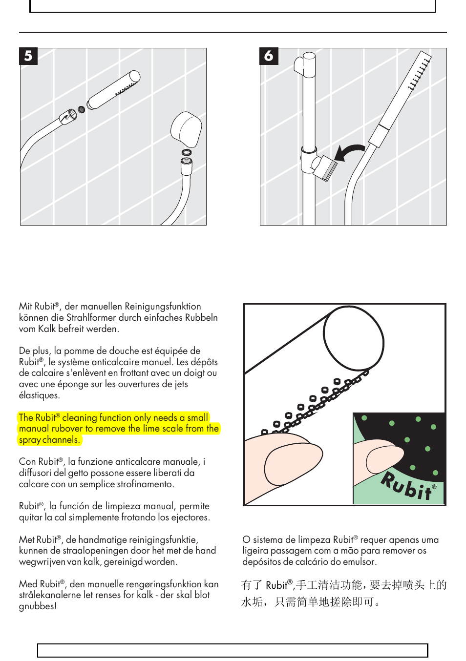 Factory Direct Hardware Hansgrohe 27830 Axor Starck User Manual | Page 5 / 8