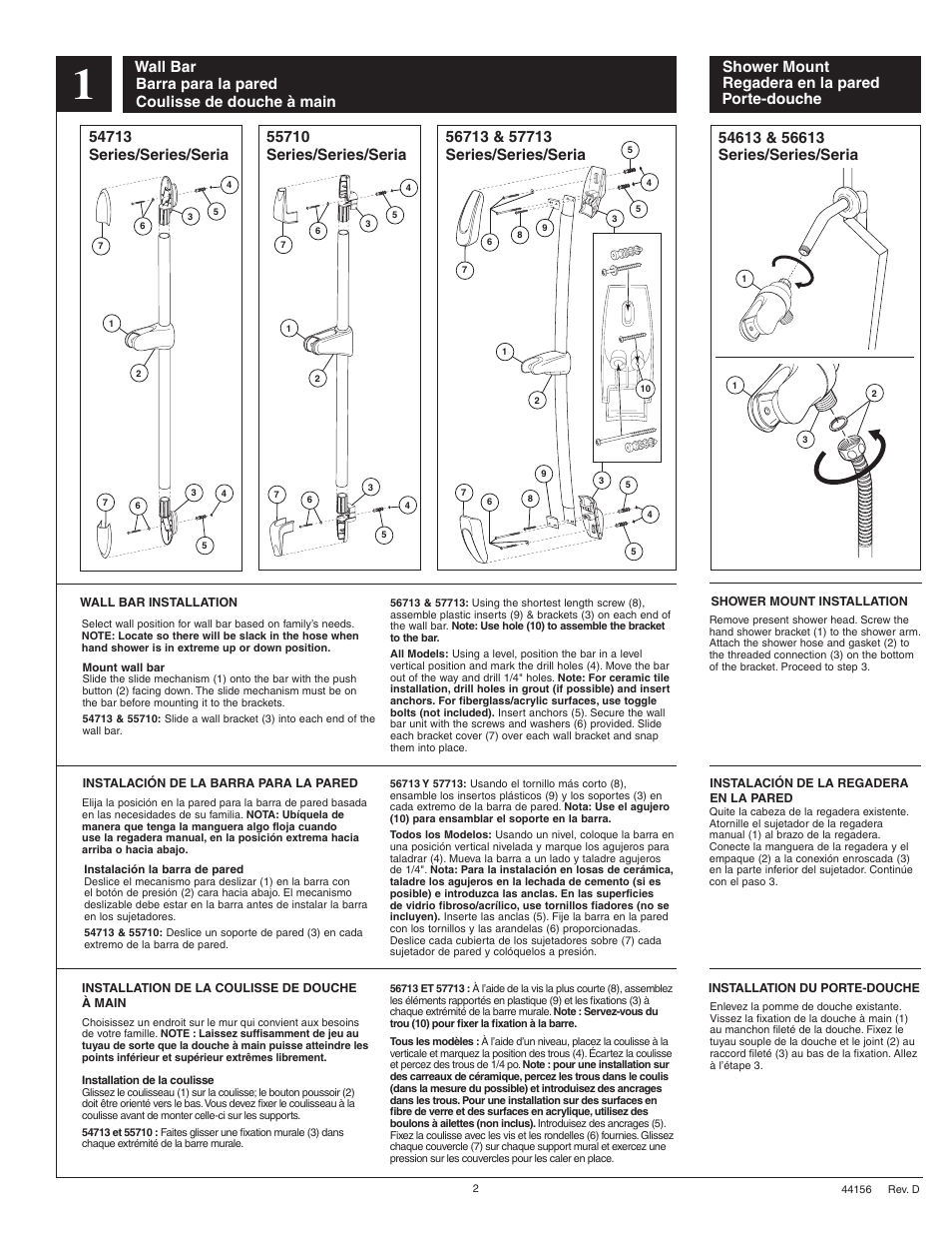 Factory Direct Hardware Delta 56613 Classic User Manual | Page 2 / 4