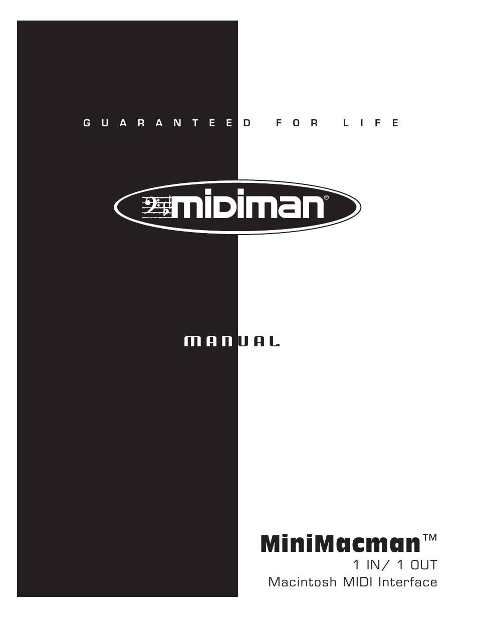 M-AUDIO Mini Macman User Manual | 4 pages