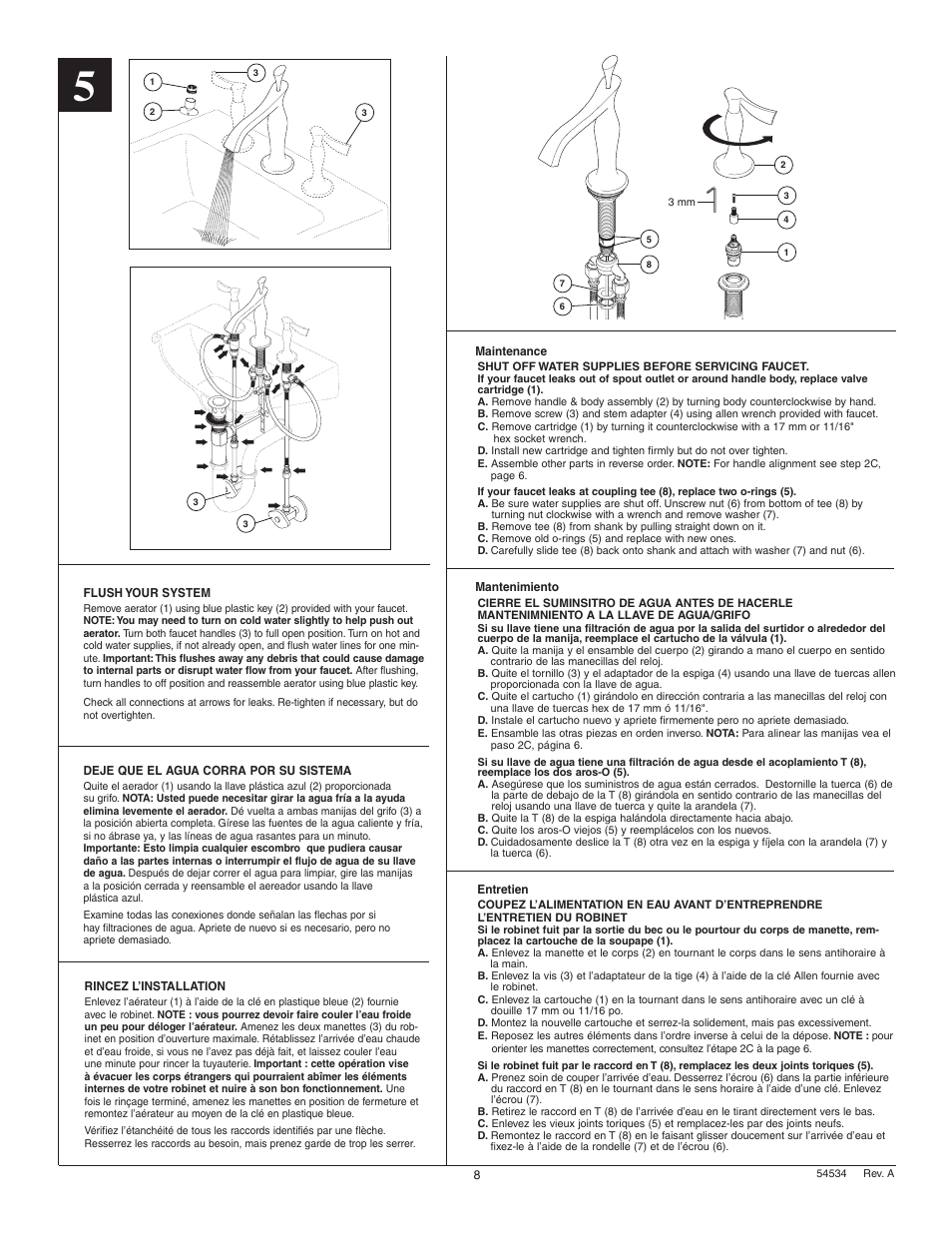 Factory Direct Hardware Brizo 65390LF-LHP RSVP User Manual | Page 8 / 8
