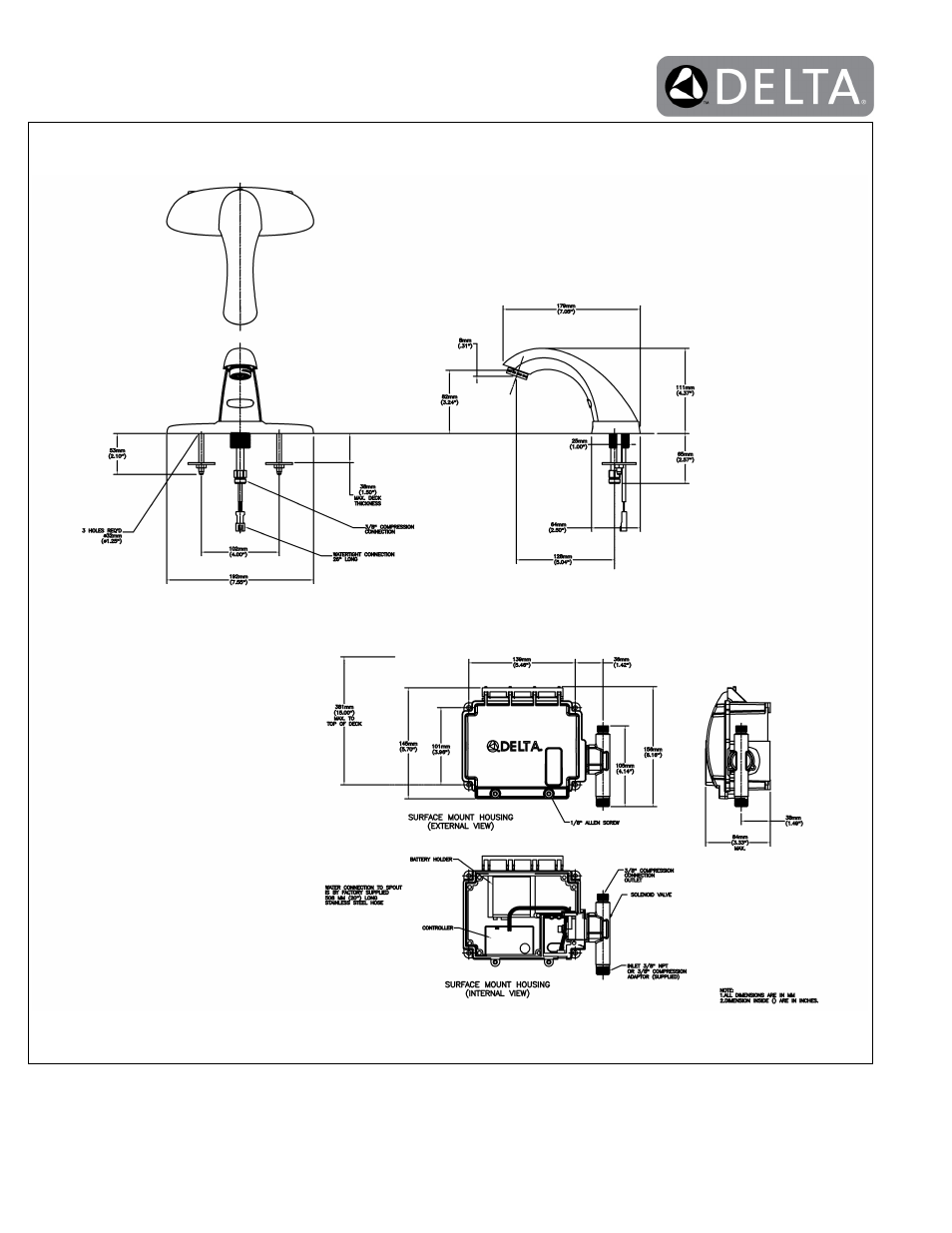 Factory Direct Hardware Delta 591LF-LGHGMHDF User Manual | Page 2 / 2