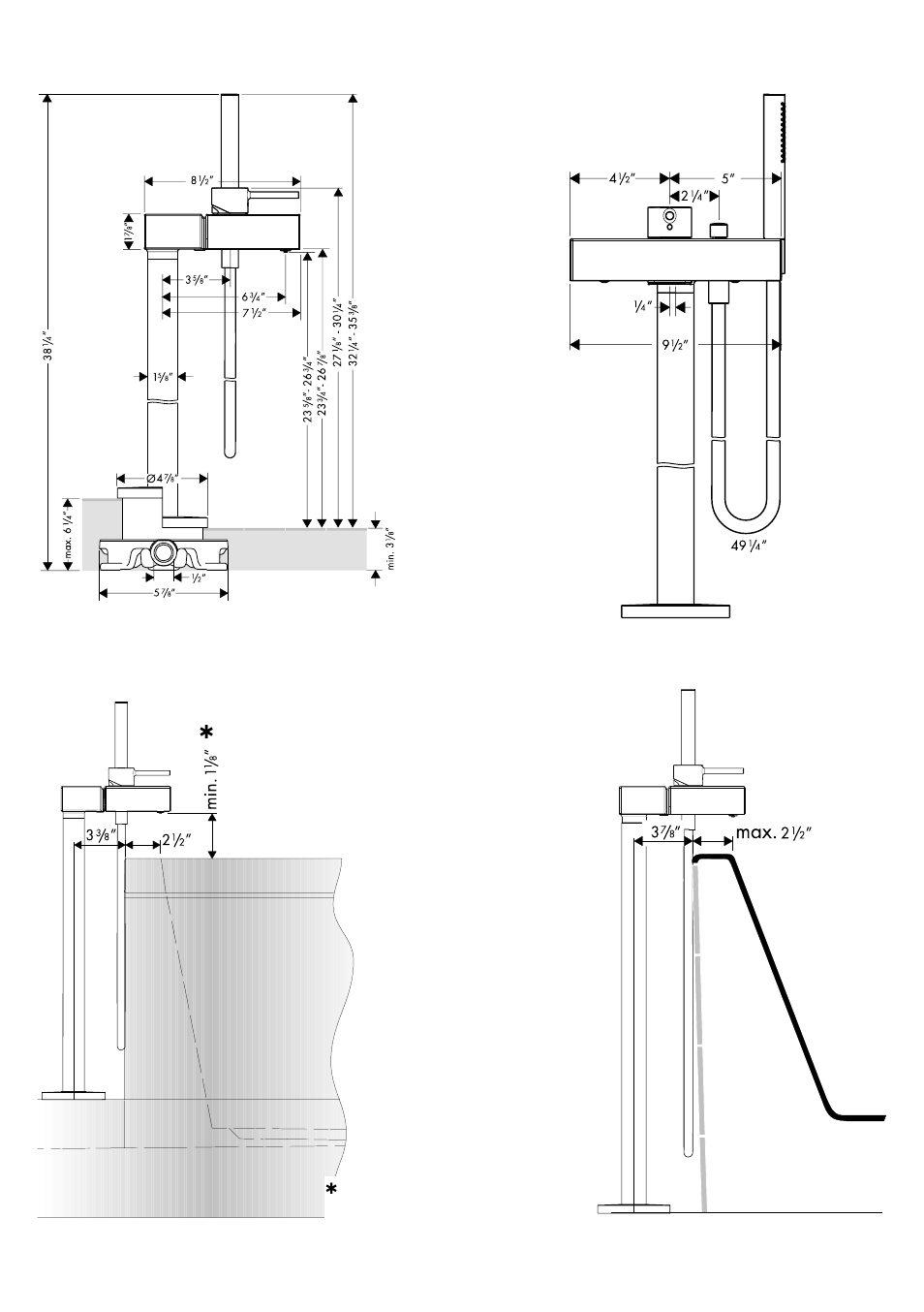 Factory Direct Hardware Hansgrohe 10458 Axor Starck User Manual | Page 12 / 24