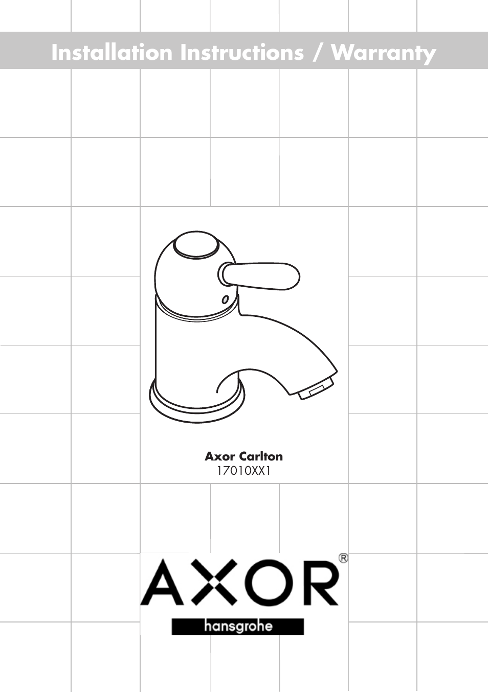 Factory Direct Hardware Hansgrohe 17010 User Manual | 8 pages