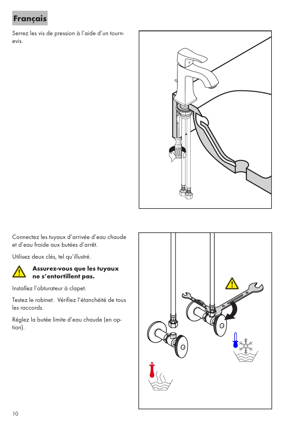 Français | Factory Direct Hardware Hansgrohe 31077 User Manual | Page 10 / 24