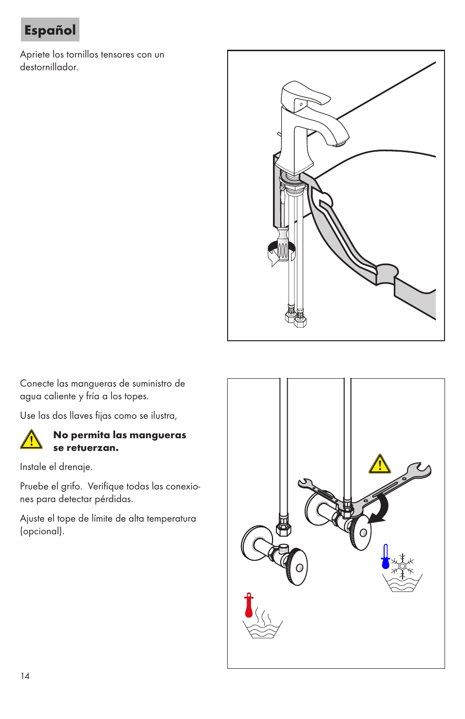 Español | Factory Direct Hardware Hansgrohe 31077 User Manual | Page 14 / 24