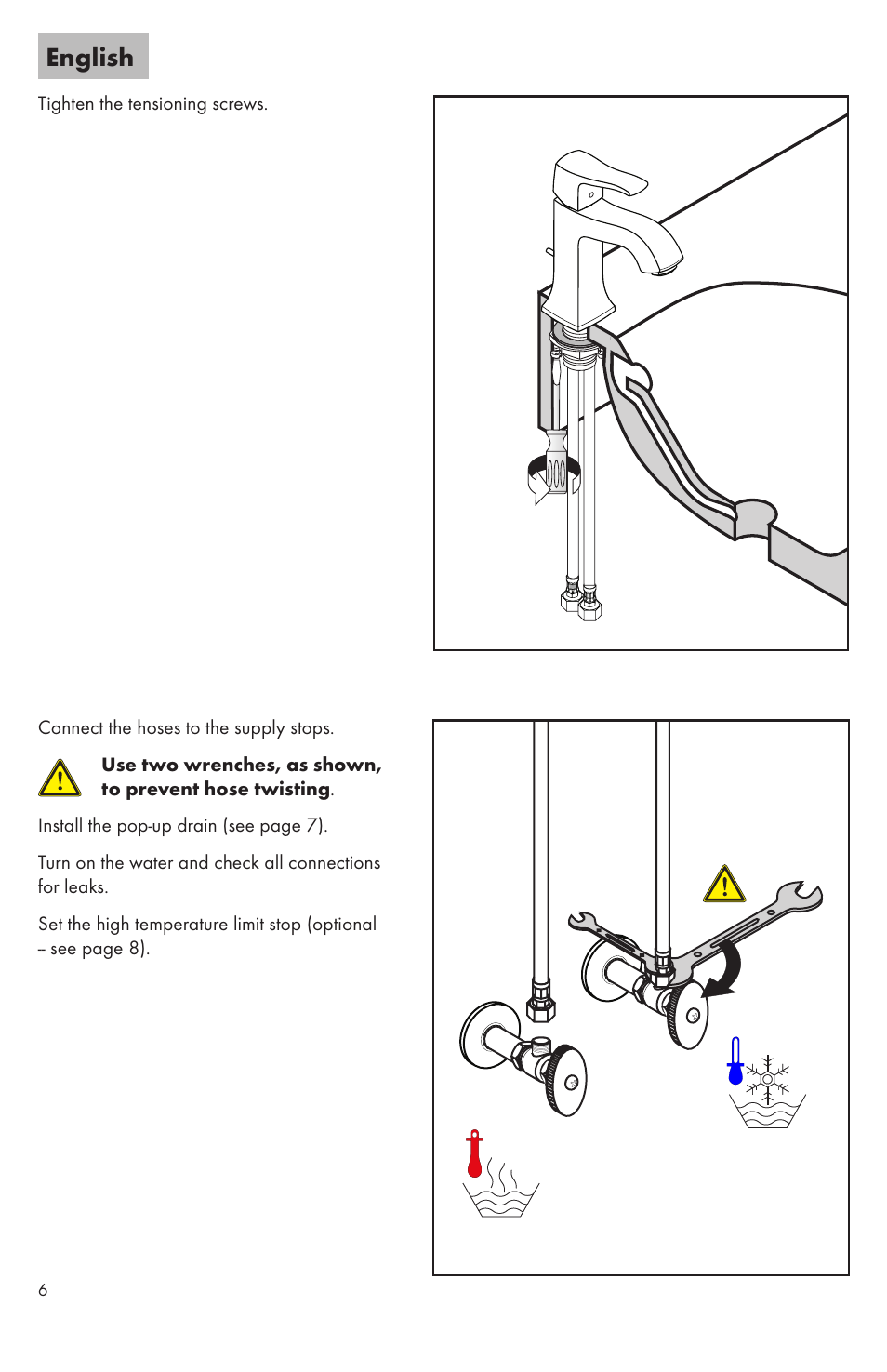 English | Factory Direct Hardware Hansgrohe 31077 User Manual | Page 6 / 24