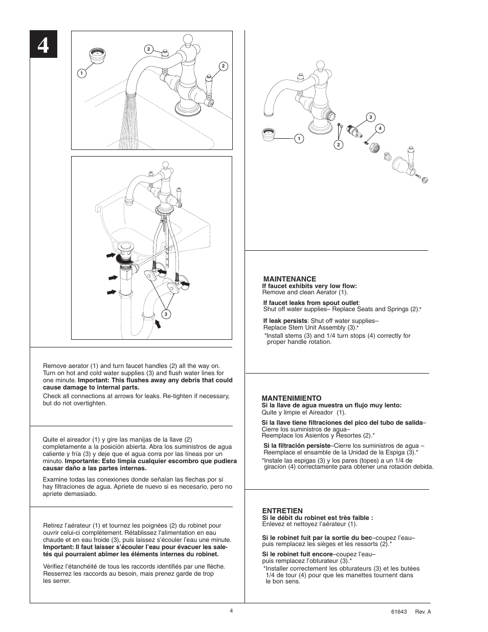 Factory Direct Hardware Brizo 65136LF User Manual | Page 4 / 6