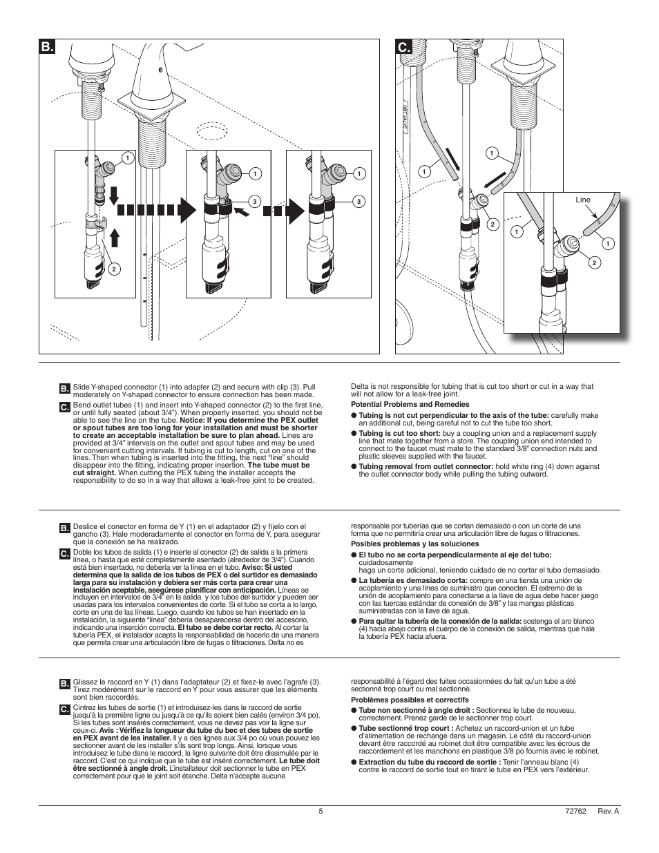 Factory Direct Hardware Delta 2480-DST Pilar User Manual | Page 5 / 12