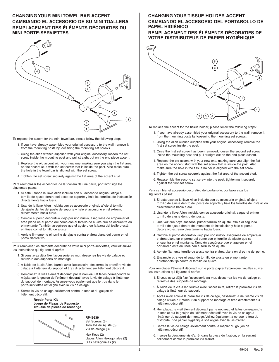 Factory Direct Hardware Brizo 69925 RSVP User Manual | Page 2 / 2