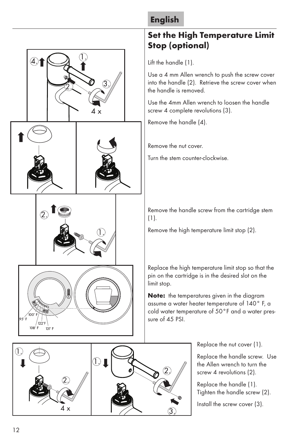 Factory Direct Hardware Hansgrohe 14116 User Manual | Page 12 / 20