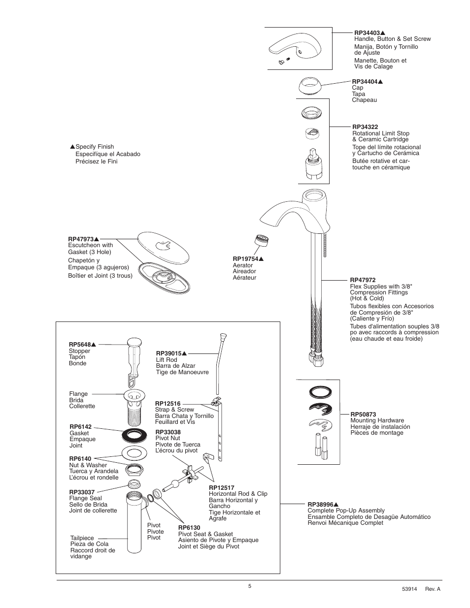 Factory Direct Hardware Delta 583LF-WF User Manual | Page 5 / 6