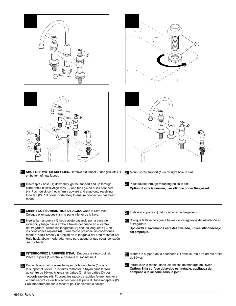 Factory Direct Hardware Delta 21966LF Dennison User Manual | Page 2 / 6