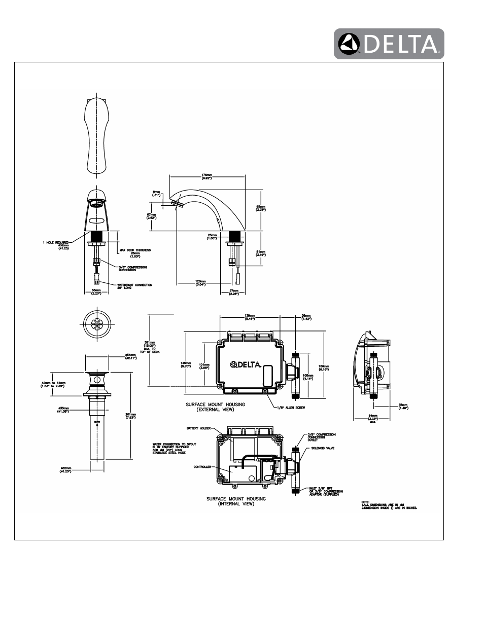 Factory Direct Hardware Delta 590-HGMHDF User Manual | Page 2 / 2
