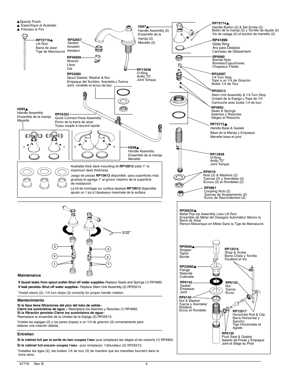 Factory Direct Hardware Delta 3595LF-MPU-LHP User Manual | Page 5 / 6