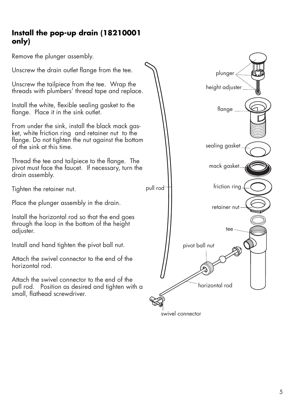 Factory Direct Hardware Hansgrohe 18010001 User Manual | Page 5 / 12