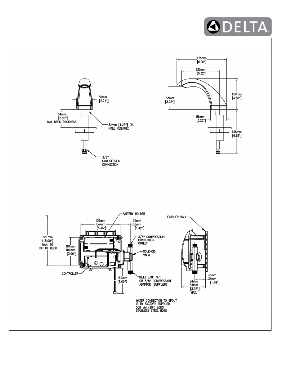 Factory Direct Hardware Delta 590-PLGHDF User Manual | Page 2 / 2
