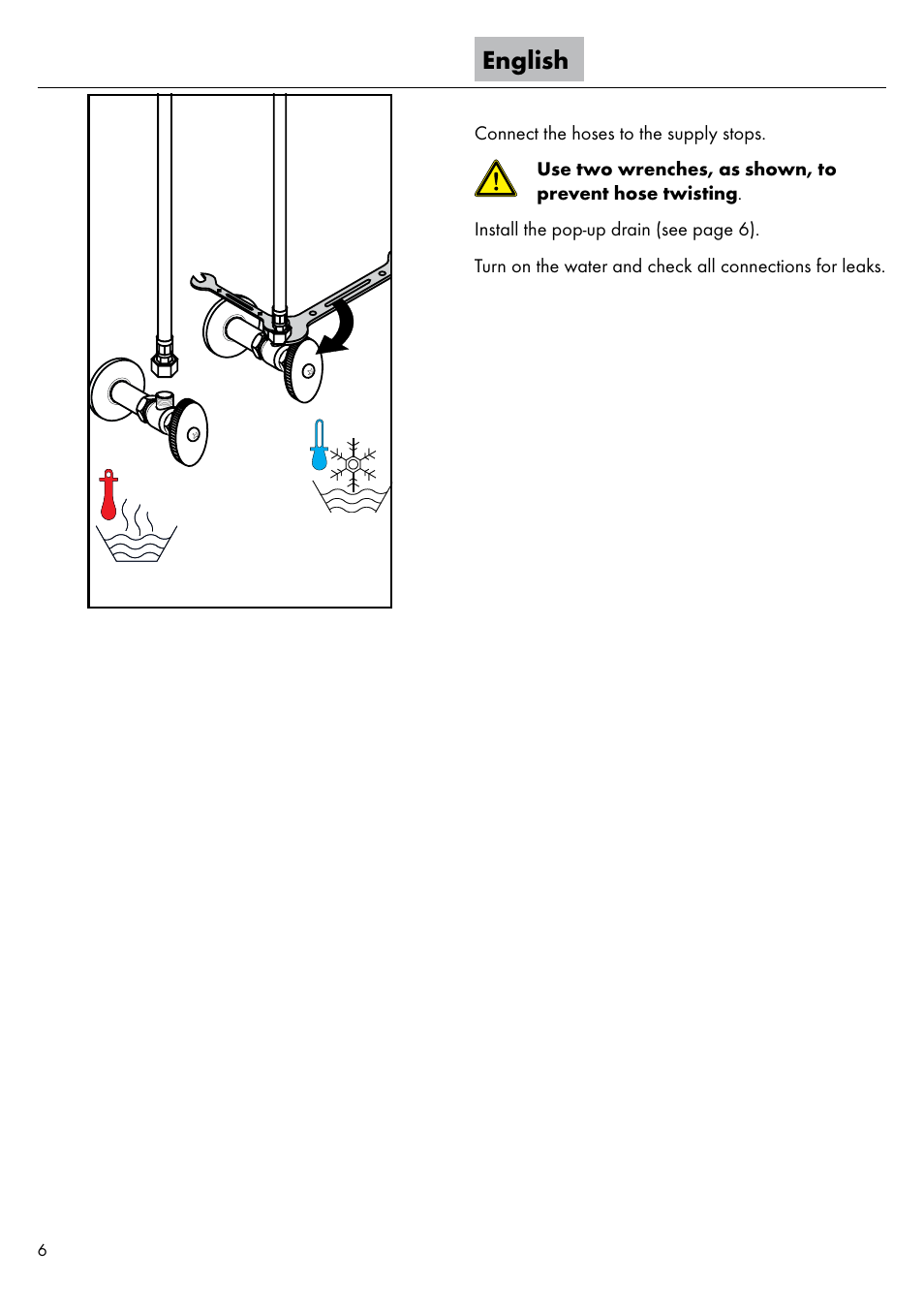 English | Factory Direct Hardware Hansgrohe 32030 User Manual | Page 6 / 16