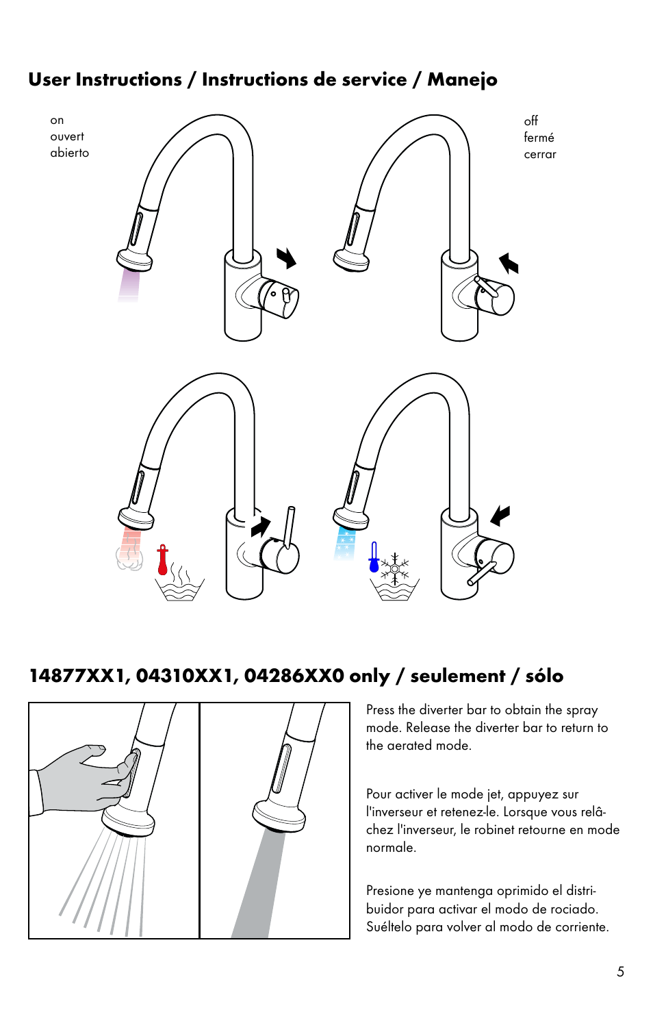 Factory Direct Hardware Hansgrohe 04310 Talis S User Manual | Page 5 / 16