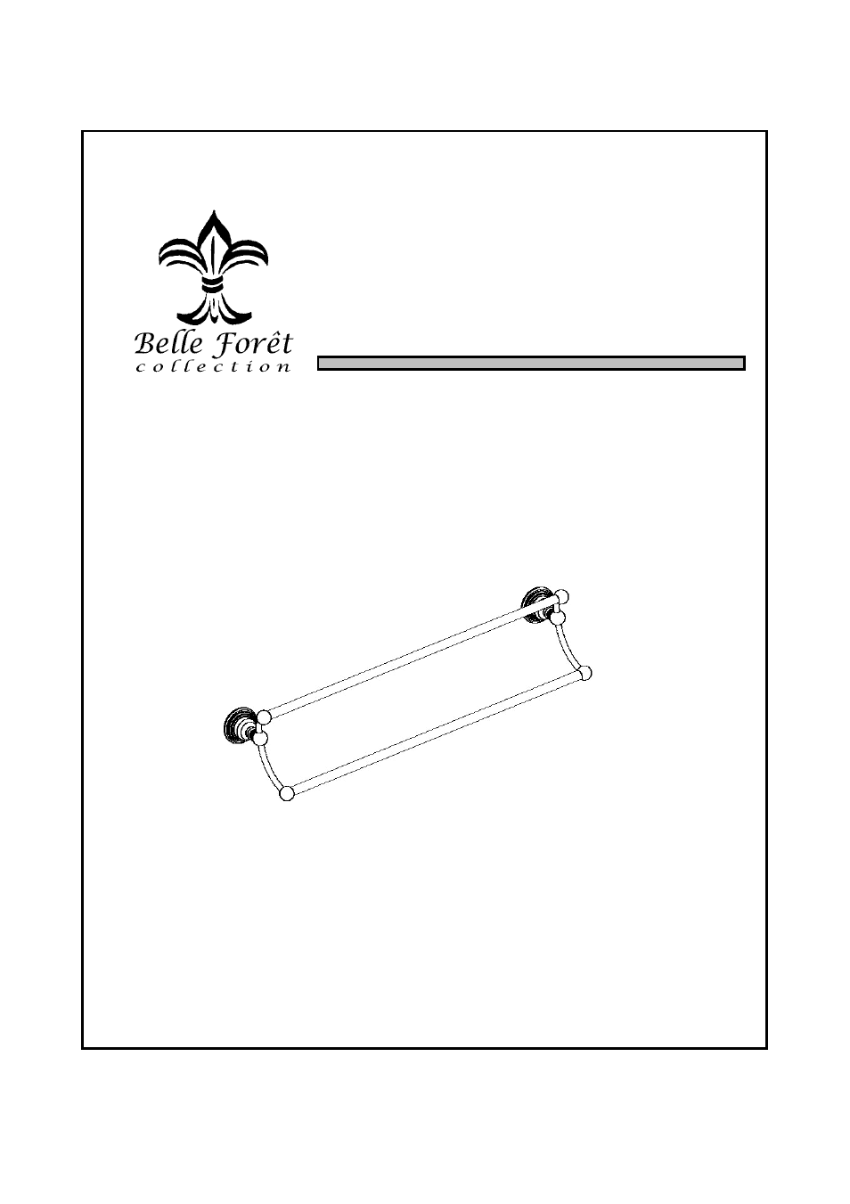 Factory Direct Hardware Belle Foret NDTB User Manual | 2 pages