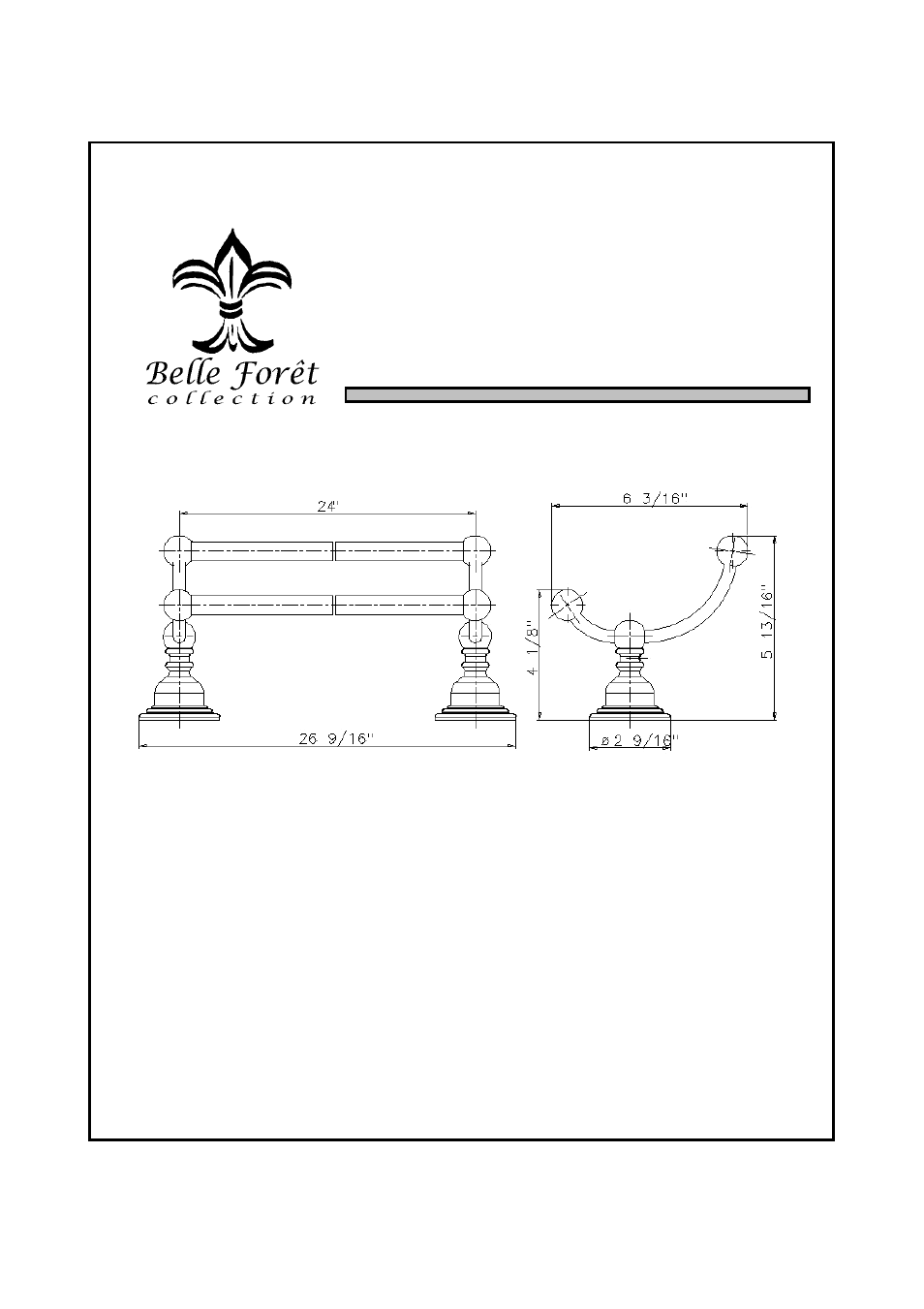 Ndtb | Factory Direct Hardware Belle Foret NDTB User Manual | Page 2 / 2