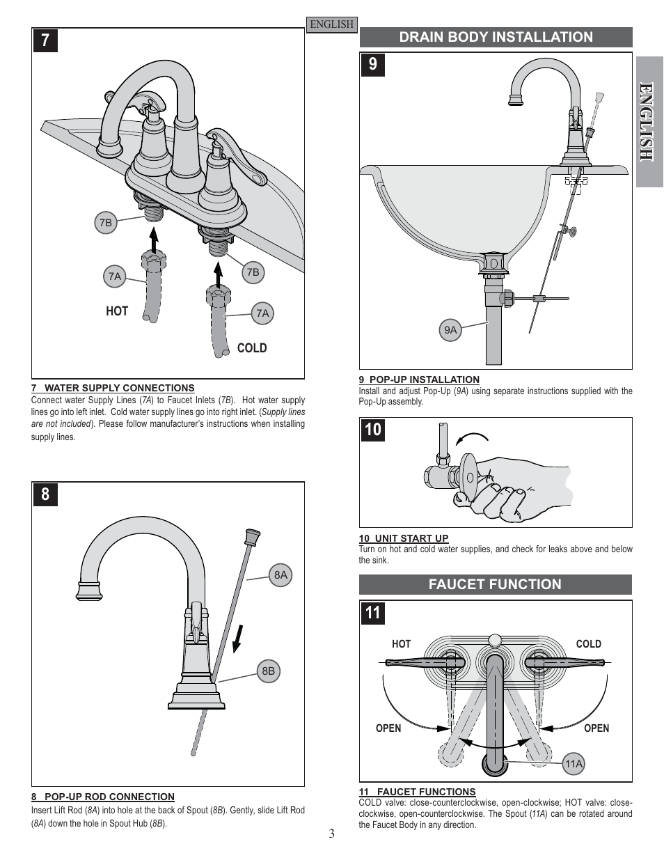 English | Factory Direct Hardware Pfister T43-YP0 User Manual | Page 3 / 12