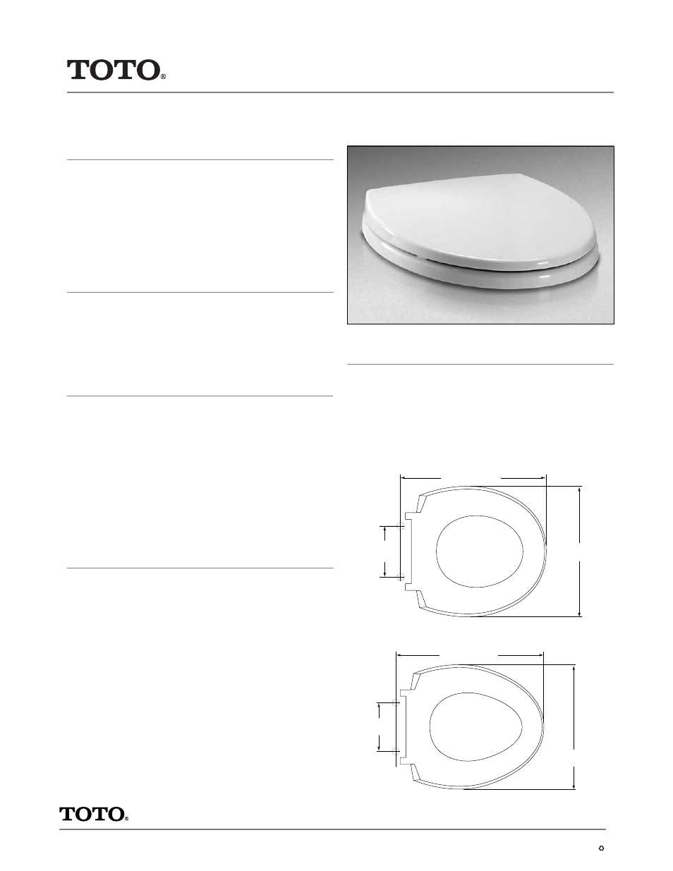 Factory Direct Hardware Toto SS114 Soft User Manual | 1 page