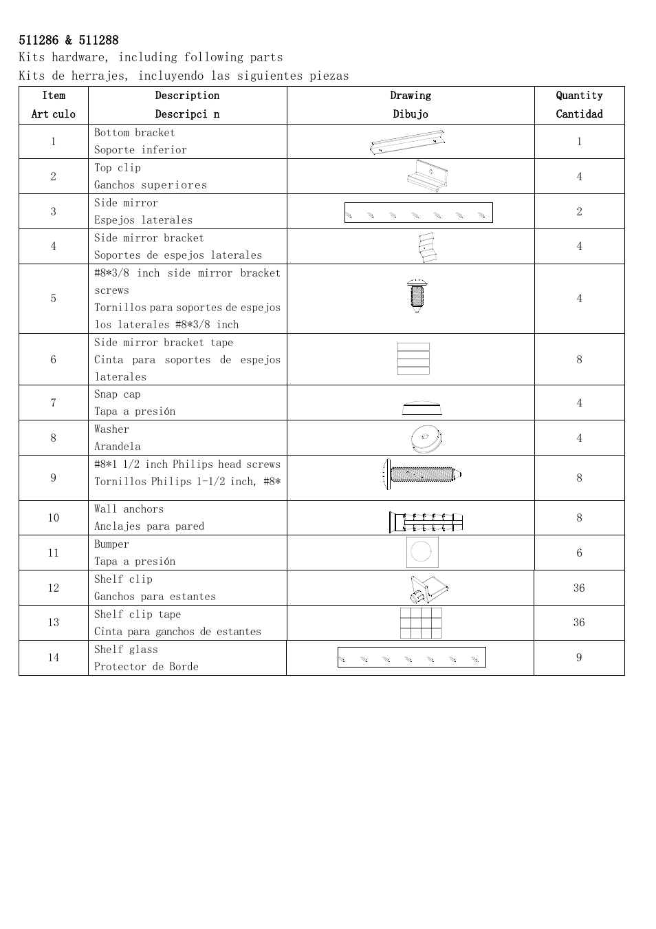 Factory Direct Hardware Pegasus SP4588 Mirrored User Manual | Page 4 / 9