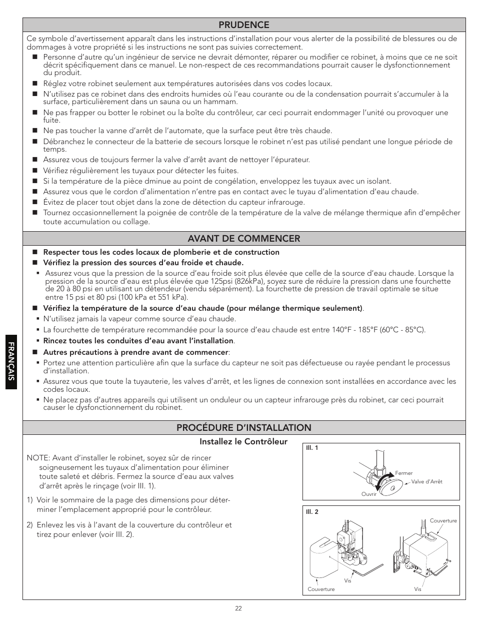 Factory Direct Hardware Toto TEL3LW10#CP User Manual | Page 22 / 36