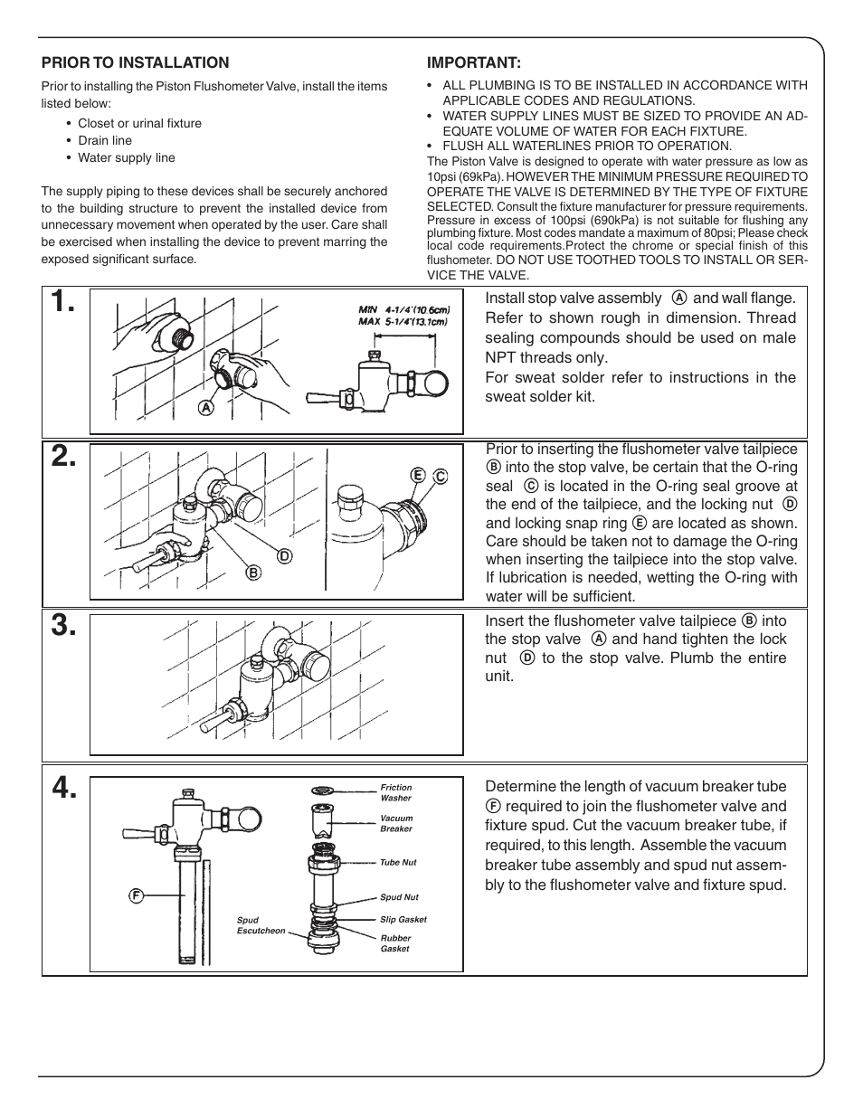 Factory Direct Hardware Toto TMU1LN12#CP 0.5 GPF User Manual | Page 2 / 4