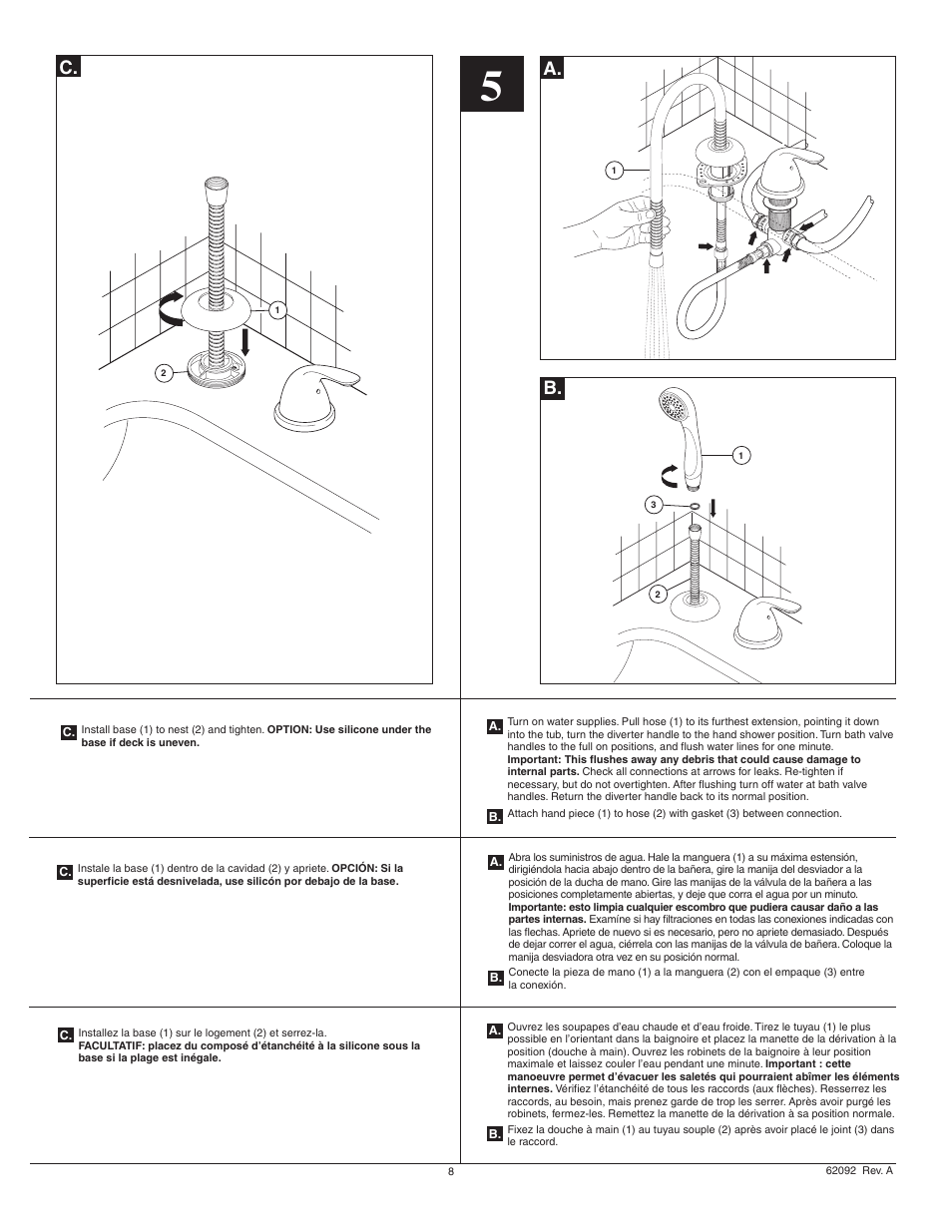 B. a | Factory Direct Hardware Delta RP14979 Roman User Manual | Page 8 / 8