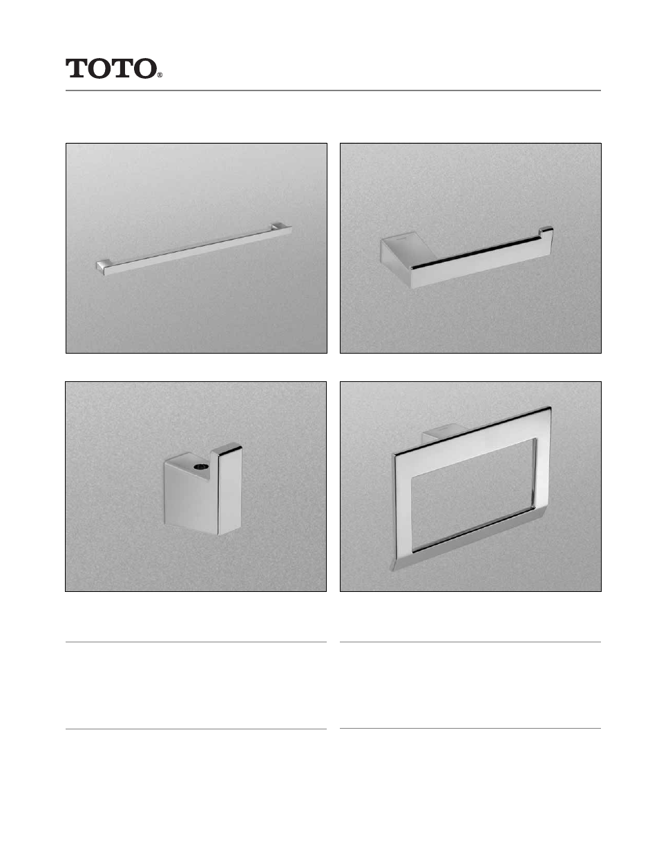Factory Direct Hardware Toto YB624 Legato User Manual | 2 pages