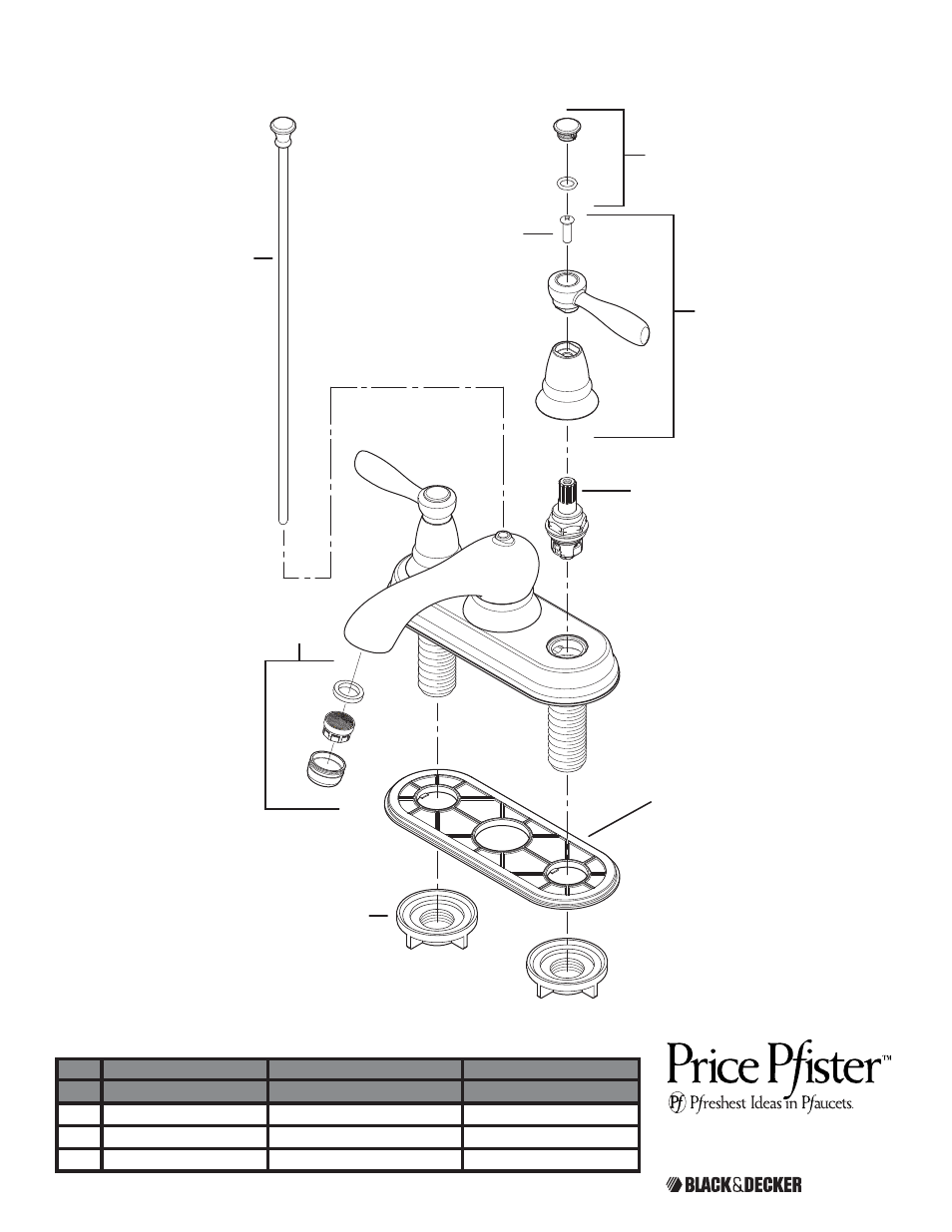 Factory Direct Hardware Pfister T48-P00 User Manual | Page 12 / 12