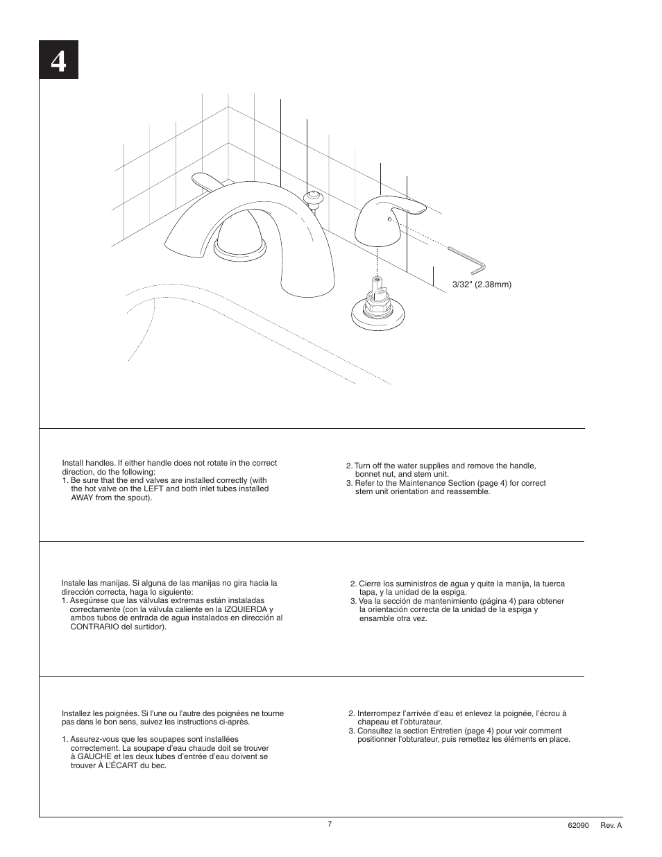 Factory Direct Hardware Delta T4705 Classic User Manual | Page 7 / 8