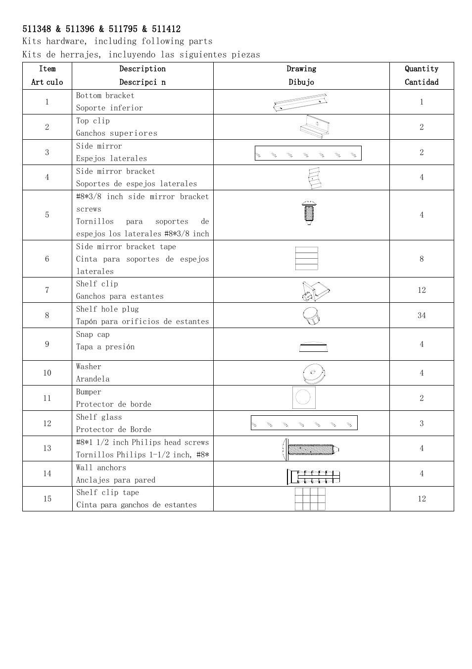 Factory Direct Hardware Pegasus SP4607 Deco User Manual | Page 5 / 9