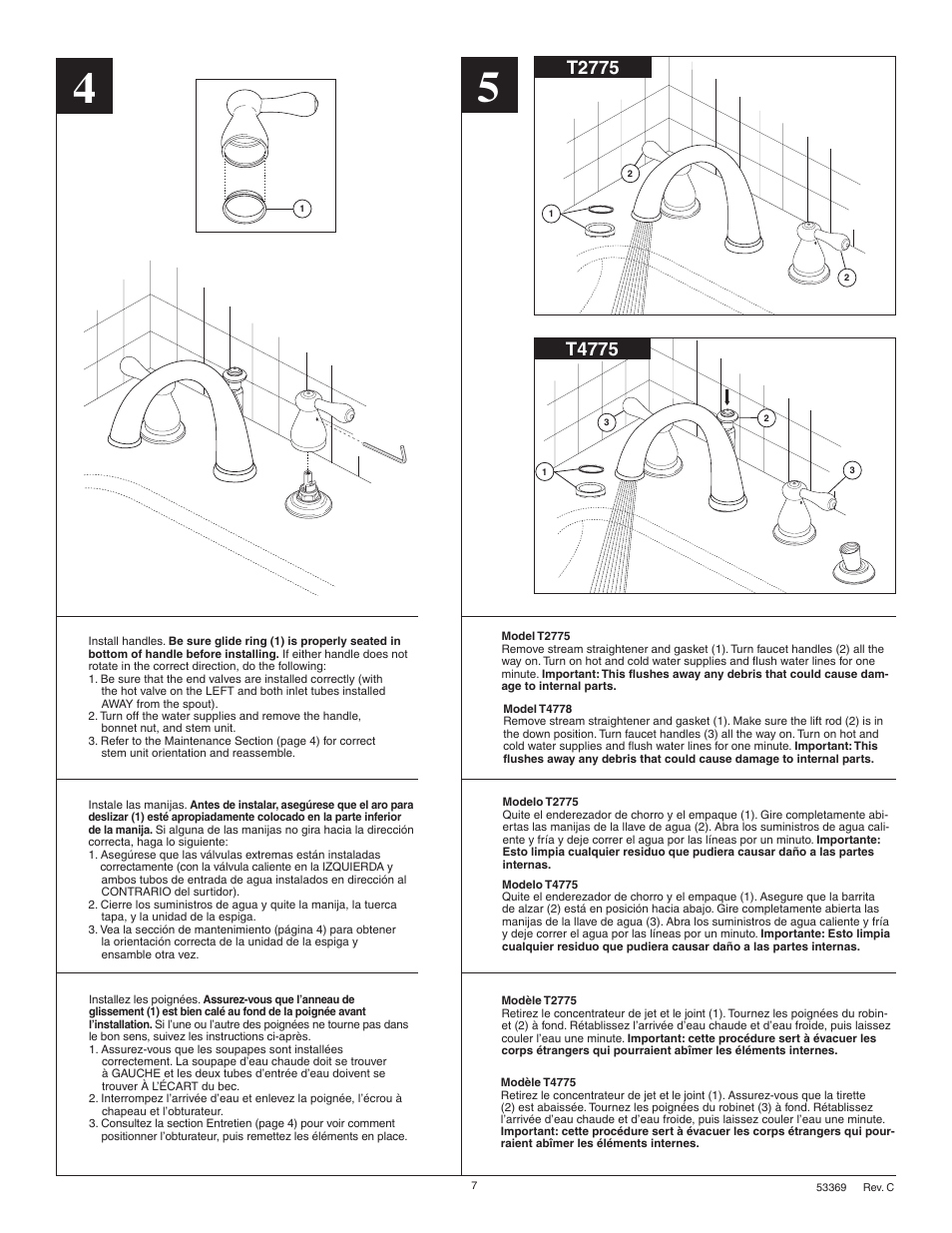 T4775, T2775 | Factory Direct Hardware Delta T4775 Leland User Manual | Page 7 / 8