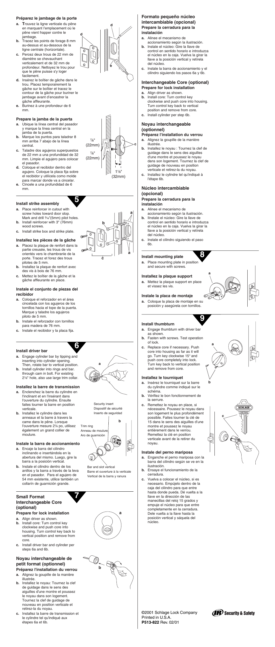 Factory Direct Hardware Schlage B560BD User Manual | Page 2 / 2