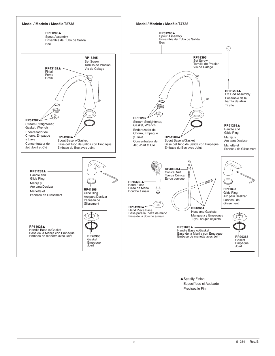 Factory Direct Hardware Delta T4738 Lahara User Manual | Page 3 / 8